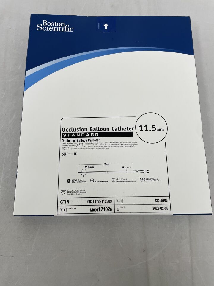 17102 - BOSTON SCIENTIFIC - Occlusion Balloon Catheter - Standard - 11.5mm x 65cm, (BX/1) - ( Expiry Date: 2025-02-26 )