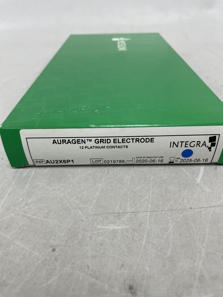 AU2X6P1 - INTEGRA - Auragen Grid Electrode, 12 Platinum Contacts, (BX/1) - ( Expiry Date: 2025-06-16 )