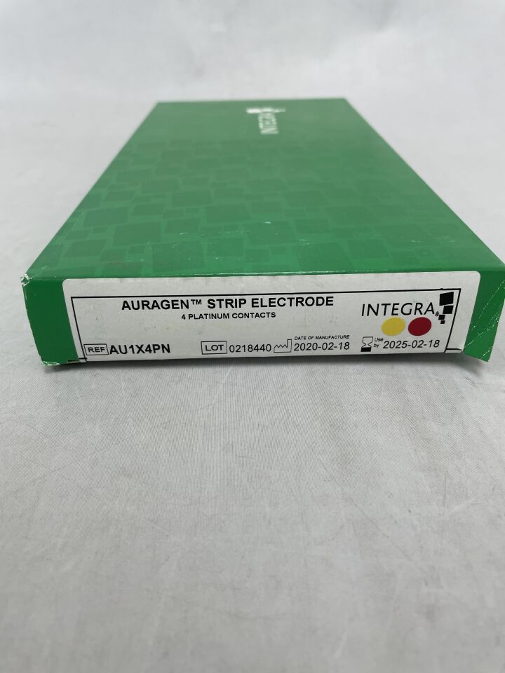 AU1X4PN - INTEGRA - Auragen Strip Electrode, 4 Platinum Contacts, (BX/1) - ( Expiry Date: 2024-10-01 )