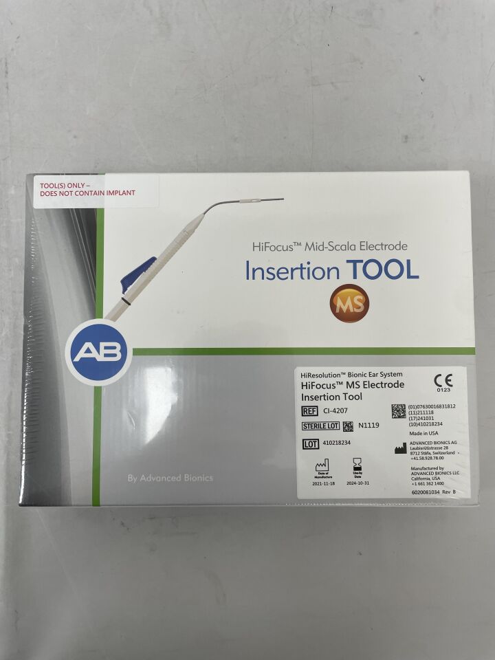 CI-4207 - ADVANCED BIONICS - HiFocus Mid-Scala Electrode Insertion Tool, (BX/1) - ( Expiry Date: 2024-10-31 )