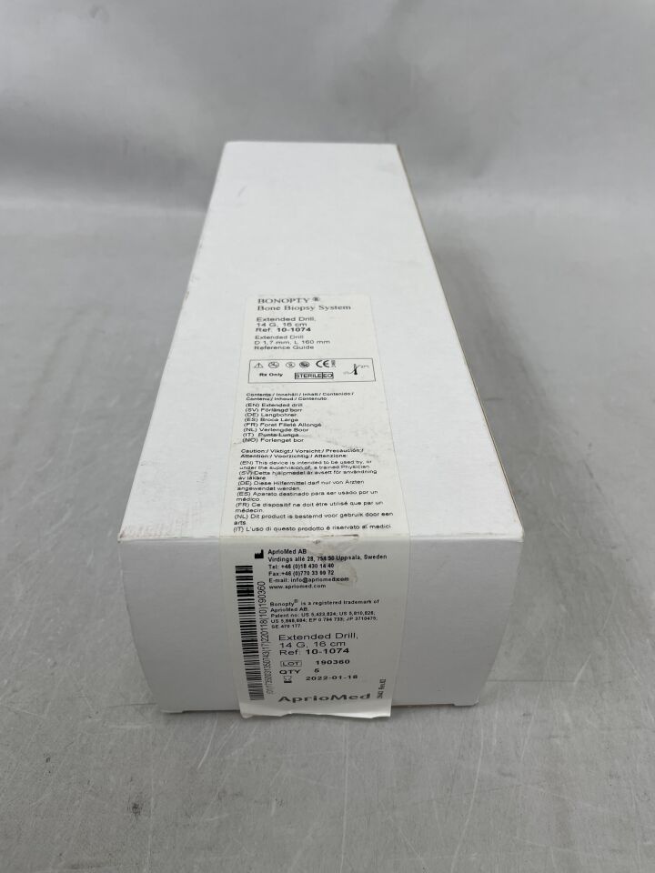 10-1074 - APRIOMED - Bonopty Extended Drill 15G, 16 cm, (BX/5) - ( Expiry Date: 2022-01-18 )