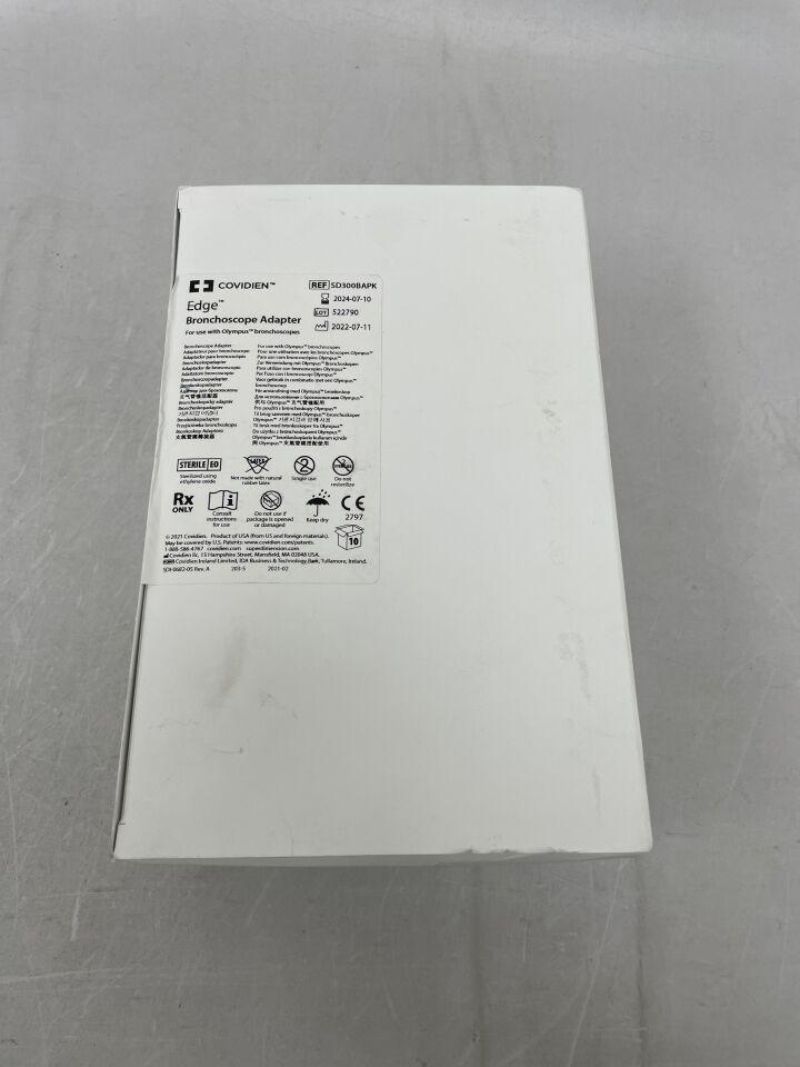 SD300BAPK - COVIDIEN - edge bronchoscope adapter, (BX/10) - ( Expiry Date: 2024-07-10 )