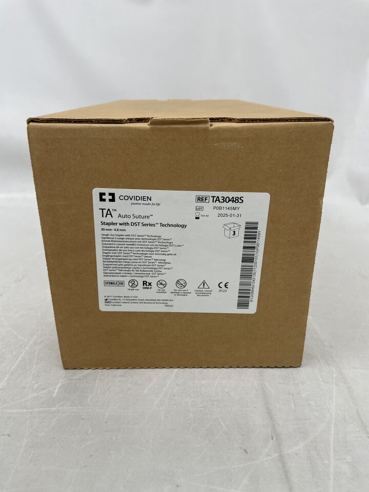 TA3048S - COVIDIEN - TA Single-Use Reloadable Stapler with DST Series Technology, 30 mm Size, (CS/3) - ( Expiry Date: 2025-01-31 )