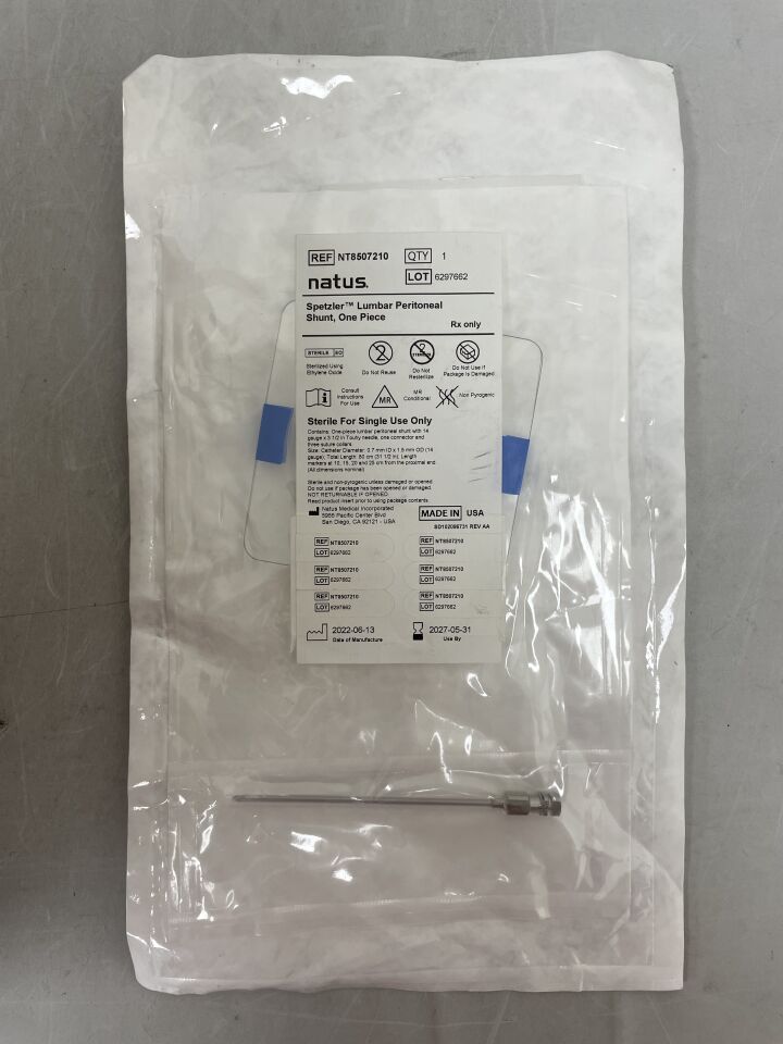 NT8507210 - NATUS - Spetzler 腰椎腹膜分流套件，80 厘米，（EA）-（有效期：2027-05-31）