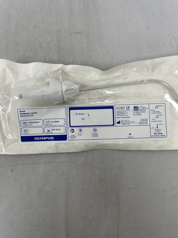 BUR4070DT - 奧林巴斯 - Diego Elite 磨頭，4mm，70 度，鑽石錐度，（EA）-（有效期至：2027-05-03）