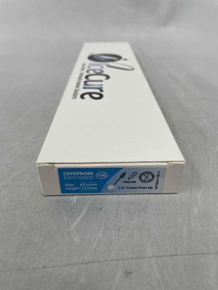 FAP7100000 - ICECURE MEDICAL - Cryoprobe D3.4 mm/10G, 127 mm, Trocar, Spheric, () - ( Expiry Date: 2024-09-08 )