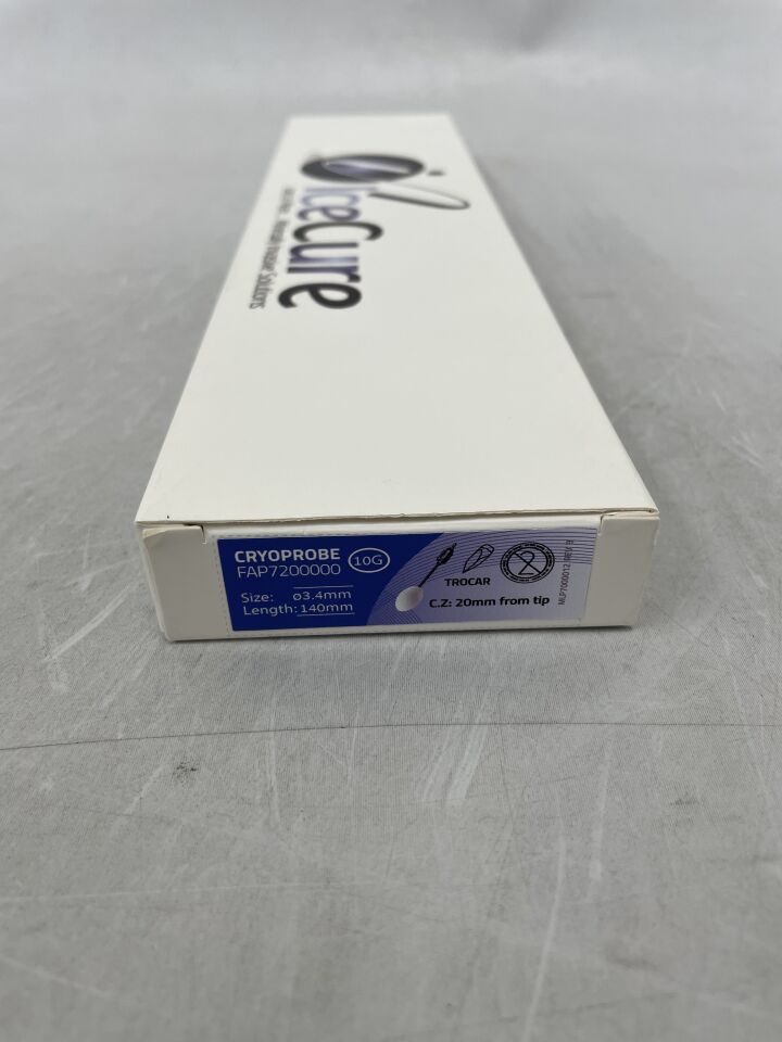 FAP7200000 - ICECURE MEDICAL - Cryoprobe D3.4 mm/10G, 140 mm, Trocar, Elliptic, () - ( Expiry Date: 2024-12-29 )