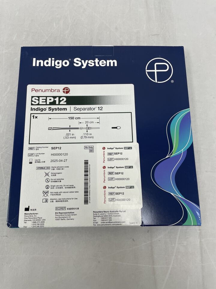 12-Sep - PENUMBRA - Indigo Separator 12, (BX/1) - ( Expiry Date: 2025-04-27 )
