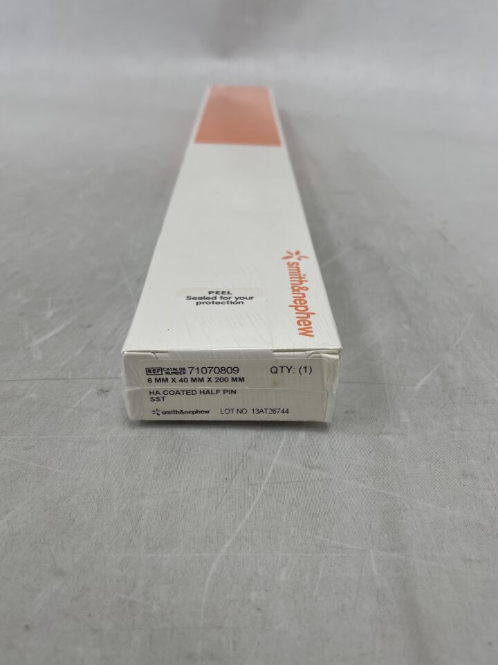 71070809 - SMITH & NEPHEW - HA Coated Half Pin SST, 6mm x 40mm x 200mm, (BX/1)