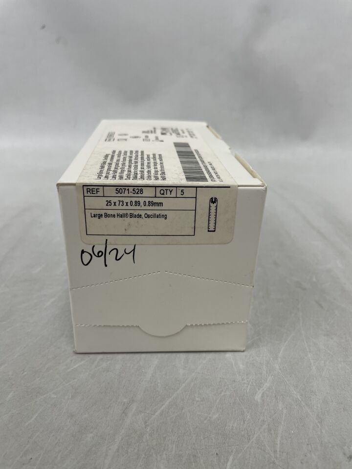5071-528 - CONMED - Large Bone Hall Blade, Oscillating, 25 x 73 x 0.89mm, (BX/5) - ( Expiry Date: 2024-06-19 )