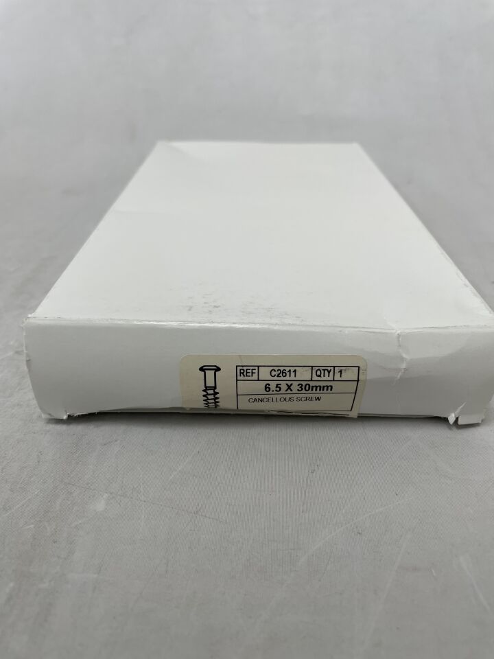 C2611 - CONMED - Linvatec Cancellous Screw 6.5mm x 30mm, (BX/1) - ( Expiry Date: 2025-01-05 )