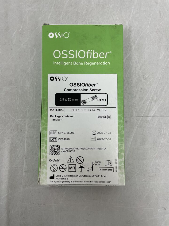OF1073520S - OSSIO - OSSIOfiber Compression Screw, 3.5 x 20 mm, (BX/1) - ( Expiry Date: 2025-07-03 )