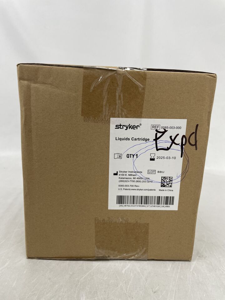 0085-003-000 - STRYKER - Liquids Cartridge, (BX/1) - ( Expiry Date: 2025-03-10 )