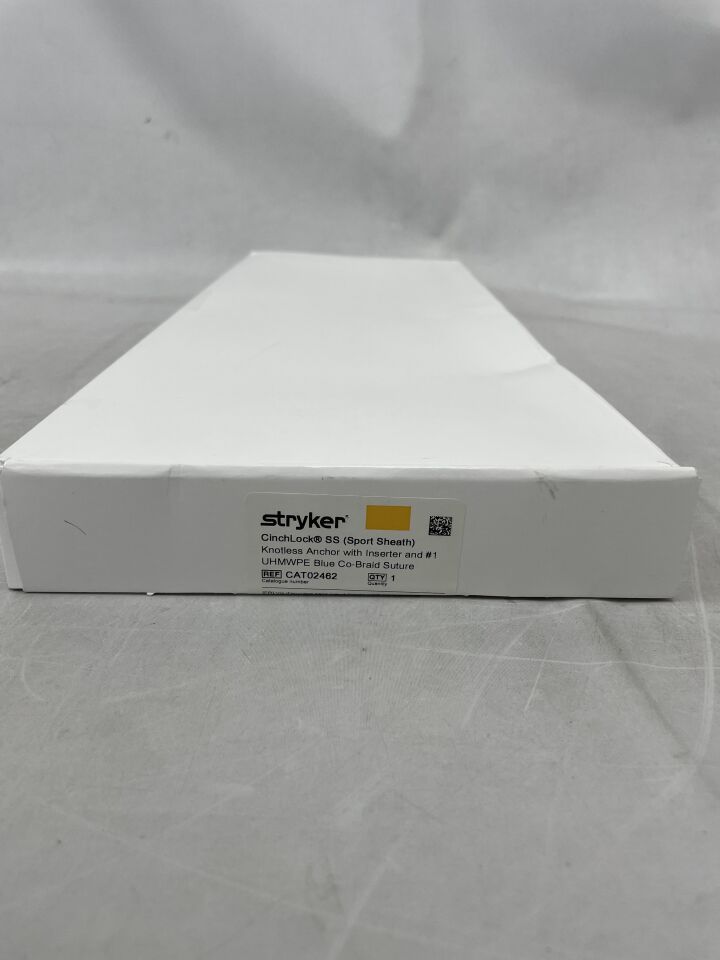 CAT02462 - STRYKER - CinchLock Stainless Steel Knotless Anchor with Inserter, (BX/1) - ( Expiry Date: 2024-03-22 )