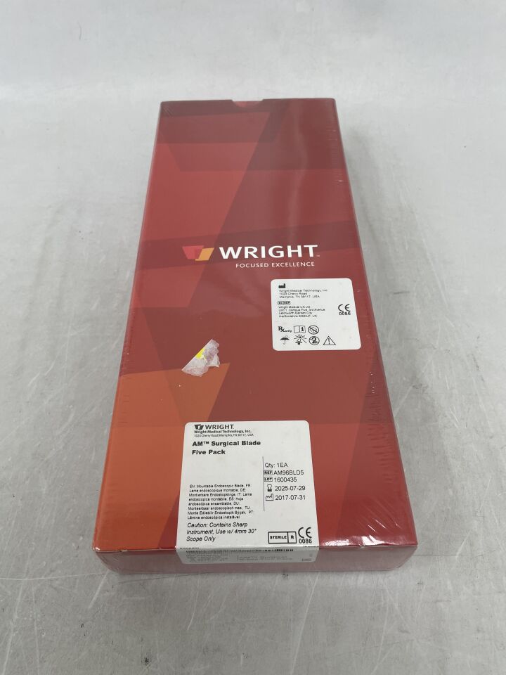 AM96BLD5 - WRIGHT MEDICAL - Wright Medical AM Surgical Blade for 4mm, 30° Scope, (BX/1) - ( Expiry Date: 2025-07-29 )