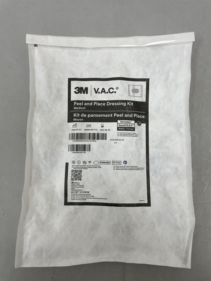 EZ5MED - KCI - V.A.C. Peel & Place Dressing Kit, (EA) - ( Expiry Date: 2027-06-30 )