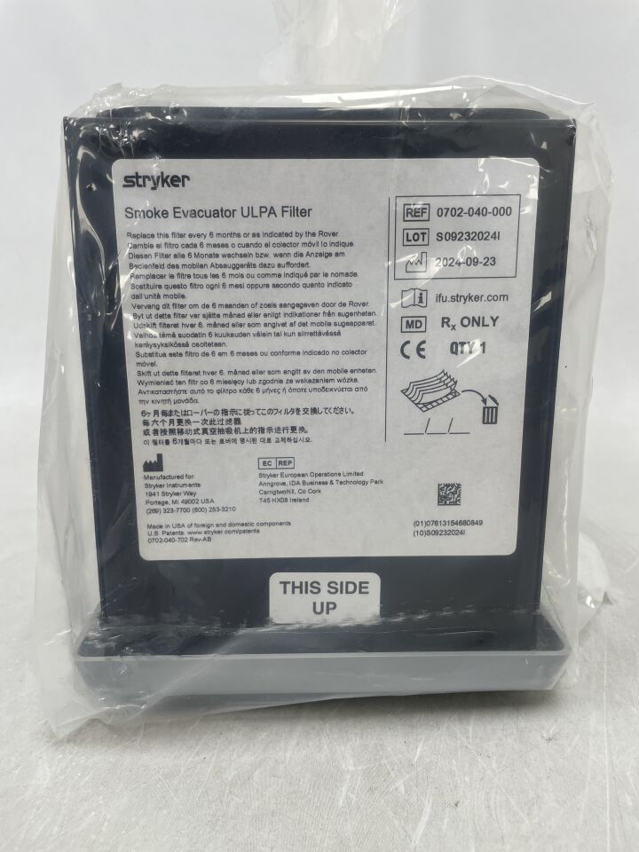 0702-040-000  -  STRYKER  -  Smoke Evacuator ULPA Filter for Neptune 2 Rover , ( EA )  -  ( Expiry Date : 2099-12-31 )