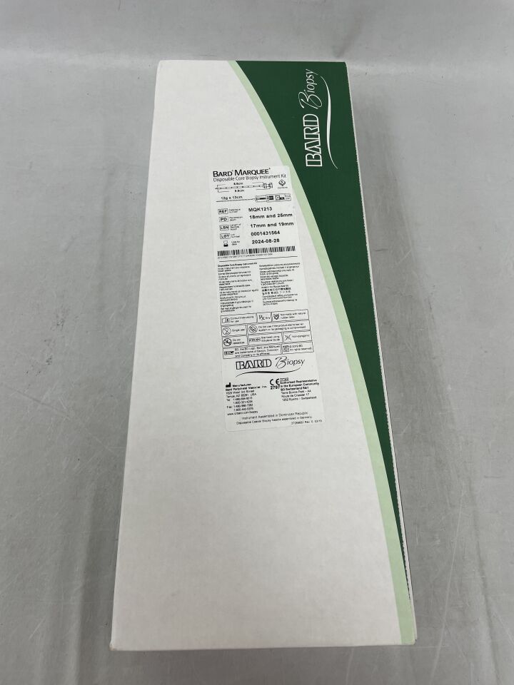 MQK1213 - BARD - Marquee Disposable Core Biopsy w/Coaxial 12G x 13cm, (BX/5) - ( Expiry Date: 2024-08-28 )