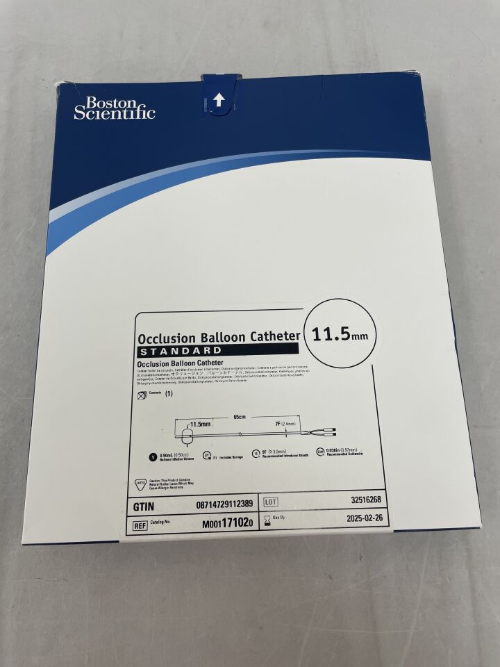 17102 - BOSTON SCIENTIFIC - Occlusion Balloon Catheter - Standard - 11.5mm x 65cm, (BX/1) - ( Expiry Date: 2025-02-26 )