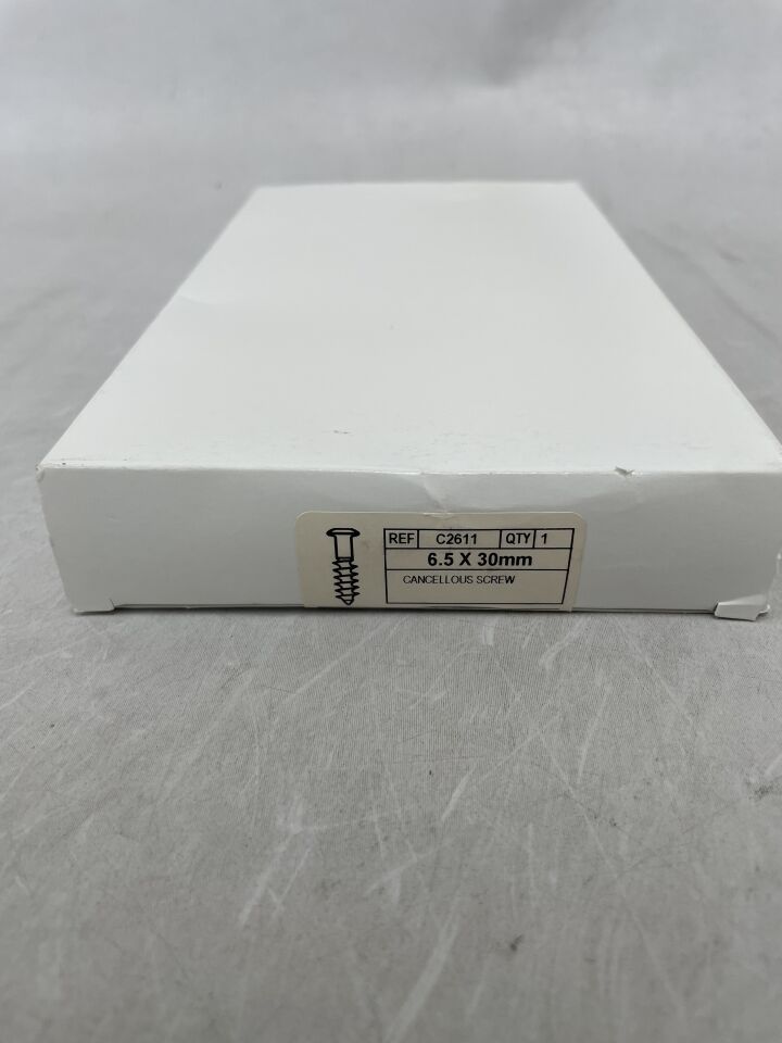 C2611 - CONMED - Cancellous Screw 6.5mm x 30mm, (BX/1) - ( Expiry Date: 2025-01-05 )