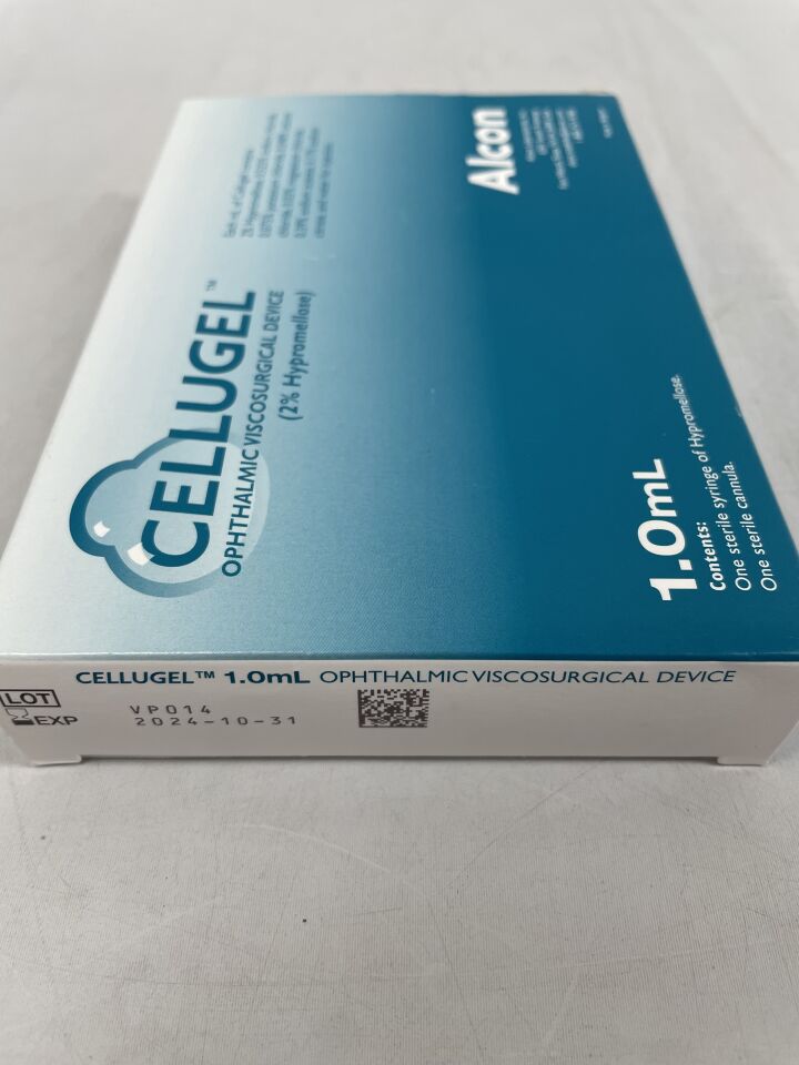 8065183810 - ALCON - CELLUGEL Ophthalmic Viscosurgical Device - Cellugel Ophthalmic Viscosurgical Syringe, 1 mL , (BX/1) - ( Expiry Date: 2024-10-31 )