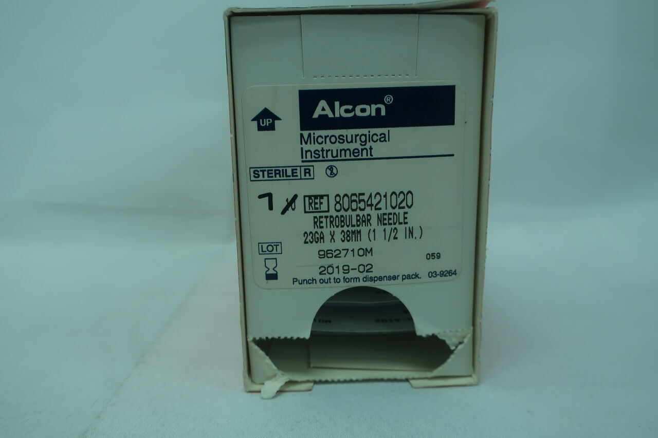 8065421020 - ALCON - Microsurgical 23G x 1.5" Retrobulbar Needle, (EA) - ( Expiry Date: 2019-02-28 )