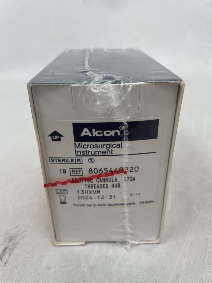 8065440220 - ALCON - 27G Provisc Cannula, Threaded Hub, (BX/10) - ( Expiry Date: 2024-11-30 )