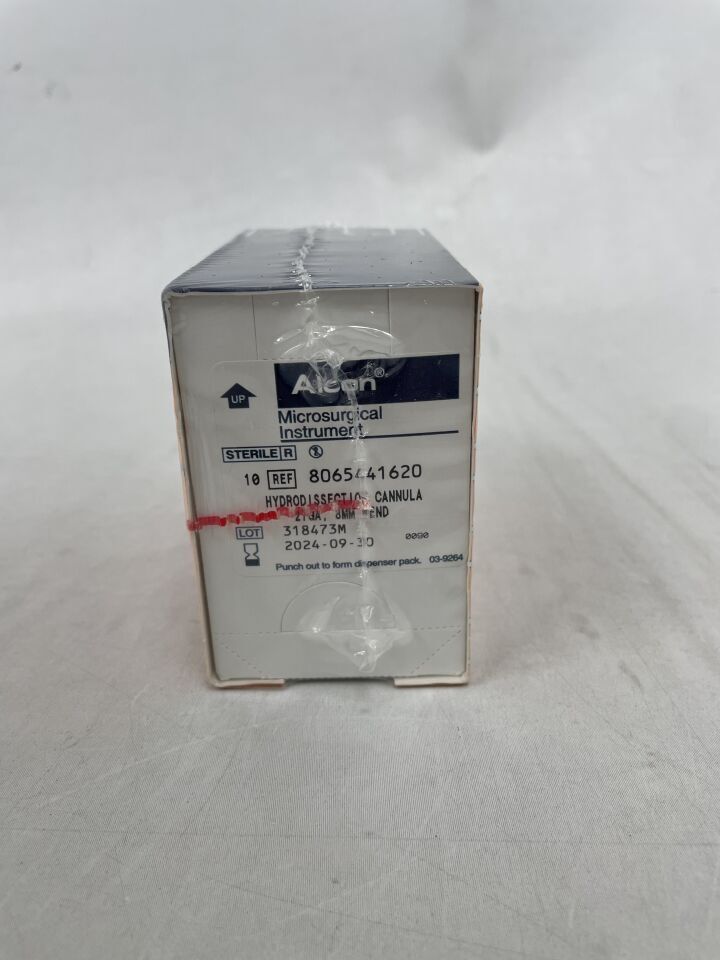 8065441620 - ALCON - Microsurgical 27G Hydrodissection Cannula, 8mm Bend, () - ( Expiry Date: 2024-09-30 )