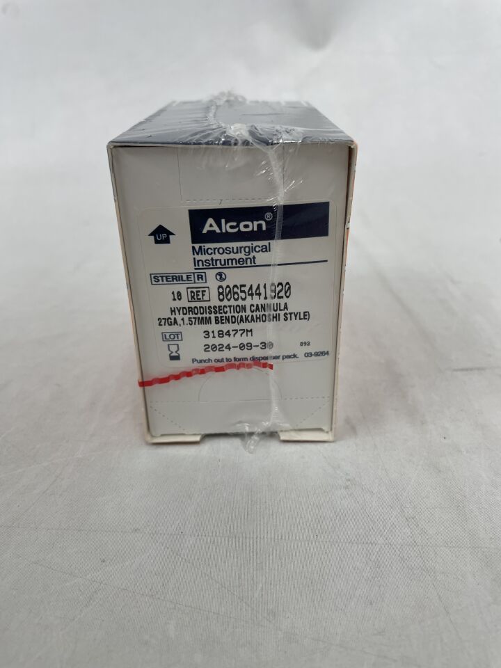 8065441920 - ALCON - 27G Akahoshi Hydrodissection Cannula, () - ( Expiry Date: 2024-10-31 )