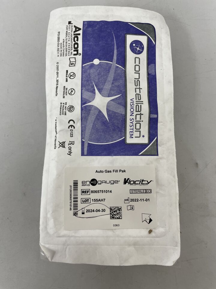 8065751014 - ALCON - Constellation Auto Gas Fill, () - ( Expiry Date: 2023-10-31 )