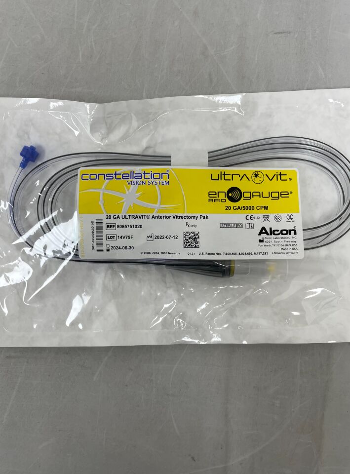 8065751020 - ALCON - Constellation 20G Ultravit Anterior Vitrectomy Probe Pak, () - ( Expiry Date: 2024-06-30 )
