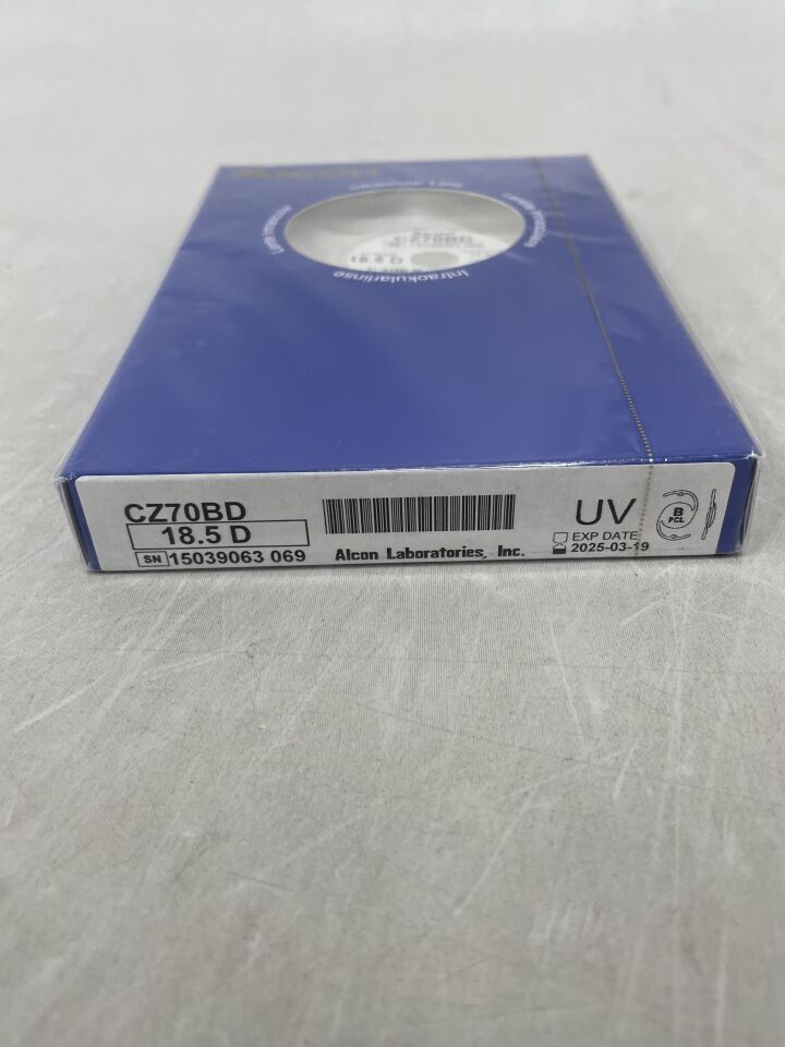 CZ70BD.185 - ALCON - Intraocular Lens, 18.5D, (BX/1) - ( Expiry Date: 2025-03-19 )