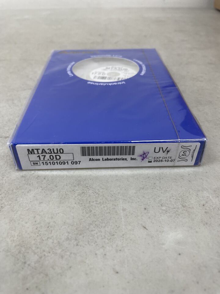 MTA3U0.170 - ALCON - Multiflex III Intraocular Lens, 17.0D, () - ( Expiry Date: 2024-02-29 )