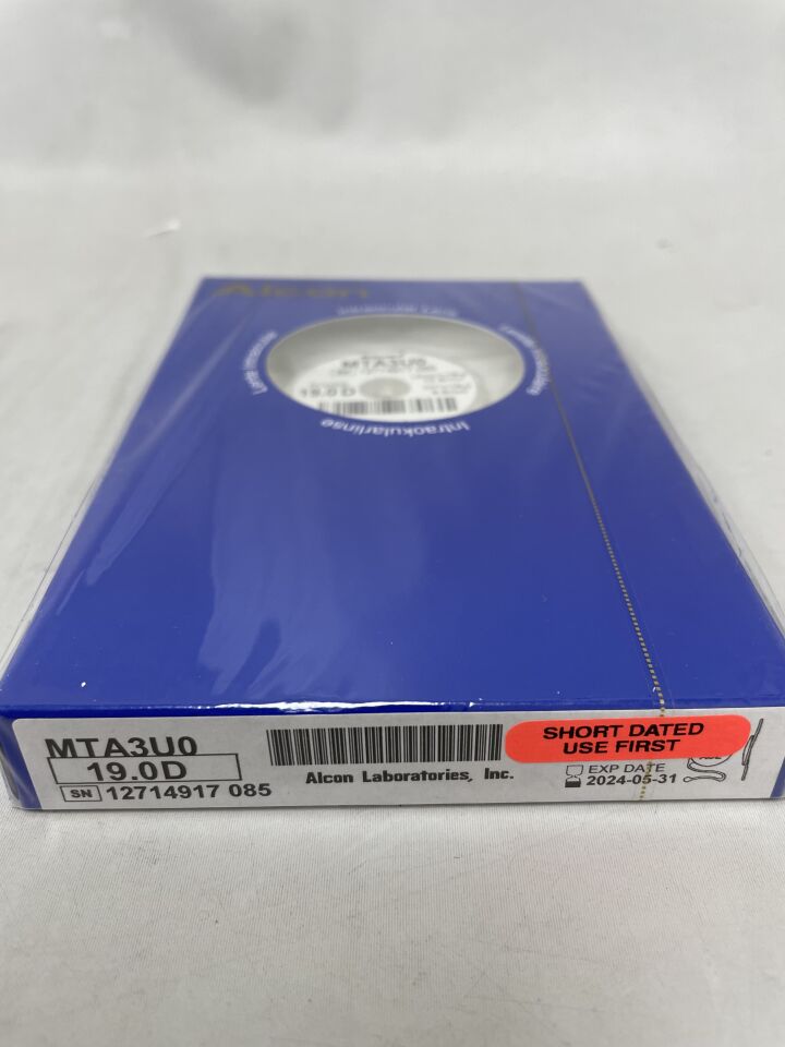 MTA3U0.190 - ALCON - Multiflex III Intraocular Lens, 19.0D, (BX/1) - ( Expiry Date: 2024-09-30 )