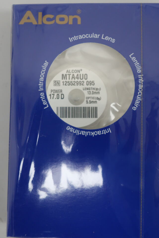 MTA4U0.170 - ALCON - Kelman Multiflex III Intraocular Lens, 17.0D, (BX/1) - ( Expiry Date: 2024-05-31 )