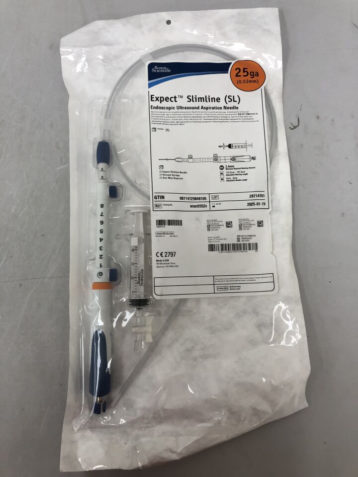5552 - BOSTON SCIENTIFIC - Expect Slimline (SL) Endoscopic Ultrasound Aspiration Needle - 25Ga, (EA) - ( Expiry Date: 2025-01-19 )