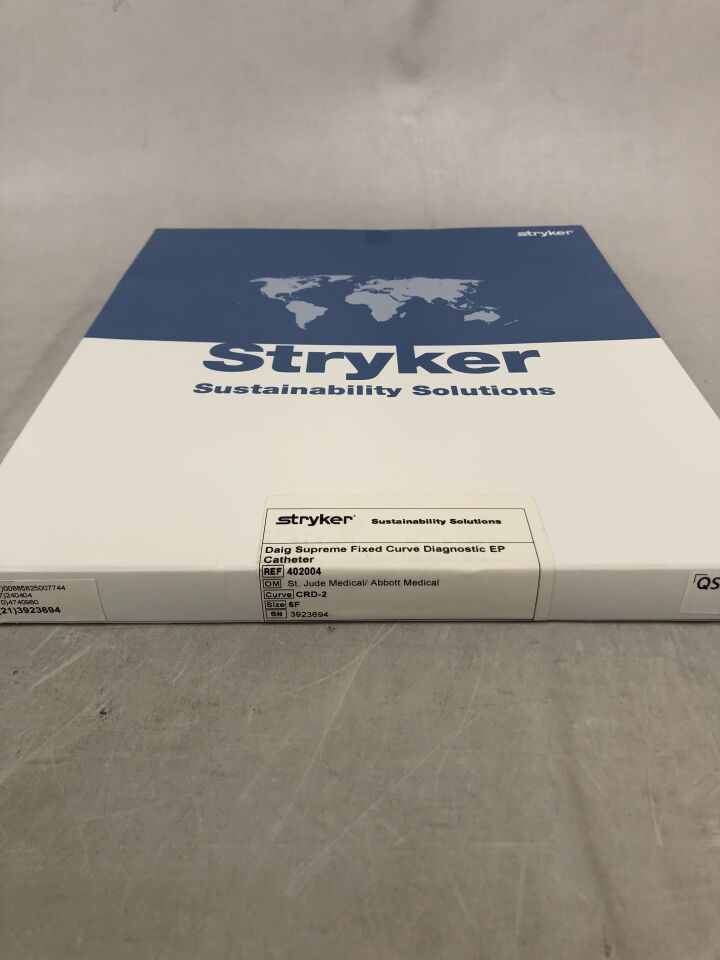 402004REP - ST JUDE MEDICAL - STRYKER Diag Response Fixed Curve Diagnostic EP Catheter, 6F, (BX/1) - ( Expiry Date: 2024-04-04 )