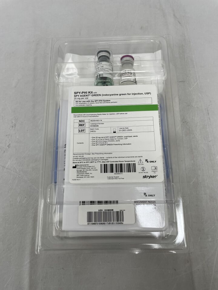 HH9006  -  STRYKER  -  Novadaq Spy-Phi Procedure Kit , ( EA )  -  ( Expiry Date : 2025-12-01 )