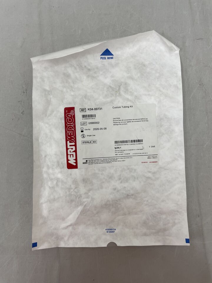 K04-00731 - MERIT MEDICAL - Kit de tubos personalizados, ( ) - ( Fecha de vencimiento : )
