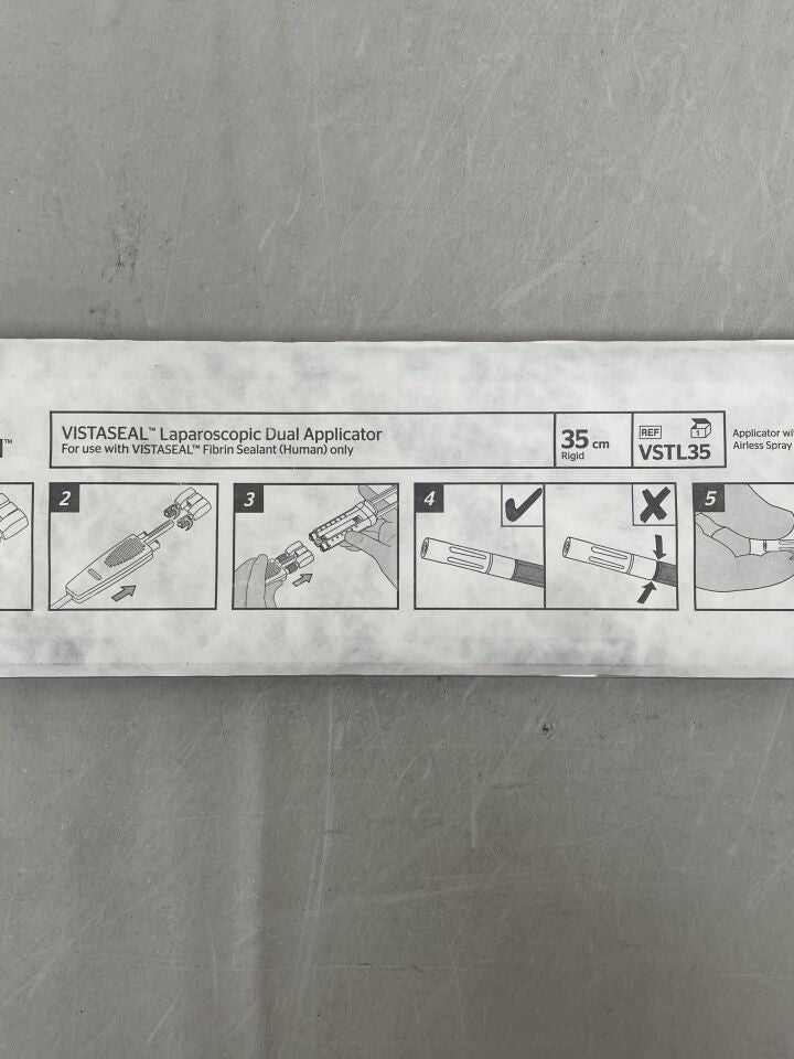 VSTL35 - ETHICON - Vistaseal Laparoscopic Dual Applicator, 35 cm Size, (EA) - ( Expiry Date: 2025-04-30 )