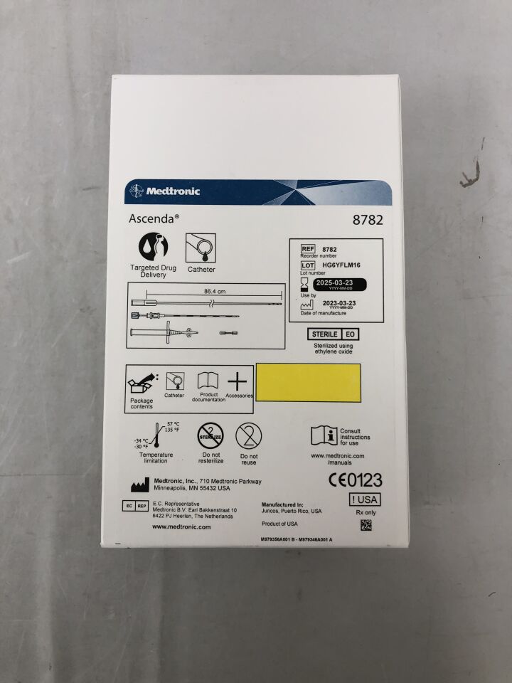 8782 - MEDTRONIC - Ascenda Intrathecal Infusion Spinal Segment Revision Kit w/Inserted Guidewire 86.4cm, (BX/1) - ( Expiry Date: 2025-03-23 )
