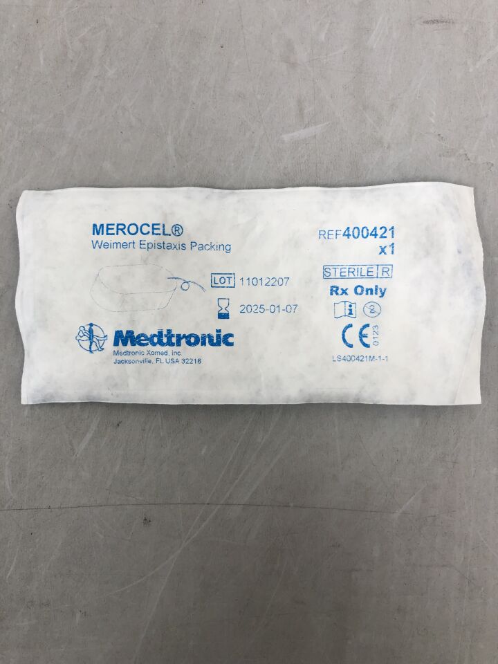 400421 - MEDTRONIC - Merocel Weimert Epistaxis Packing w/String, (EA) - ( Expiry Date: 2025-01-07 )