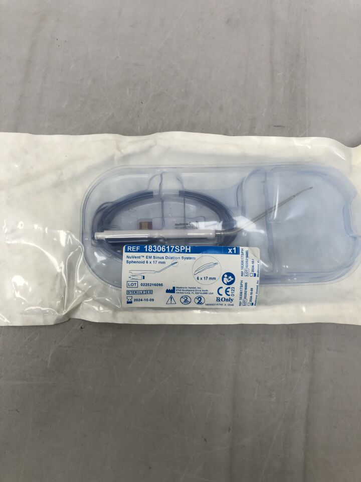 1830617SPH - MEDTRONIC - NuVent EM Sinus Dilation System Sphenoid 6mm x 17mm, () - ( Expiry Date: 2024-10-09 )