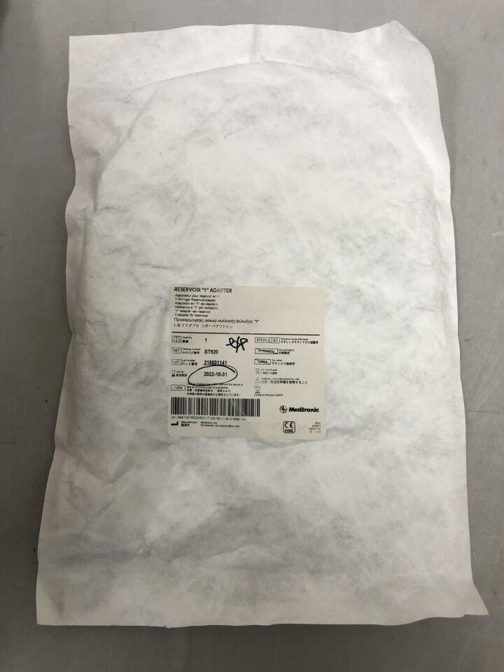 BT920 - MEDTRONIC - Reservoir "Y" Adapter, (EA) - ( Expiry Date: 2022-10-31 )