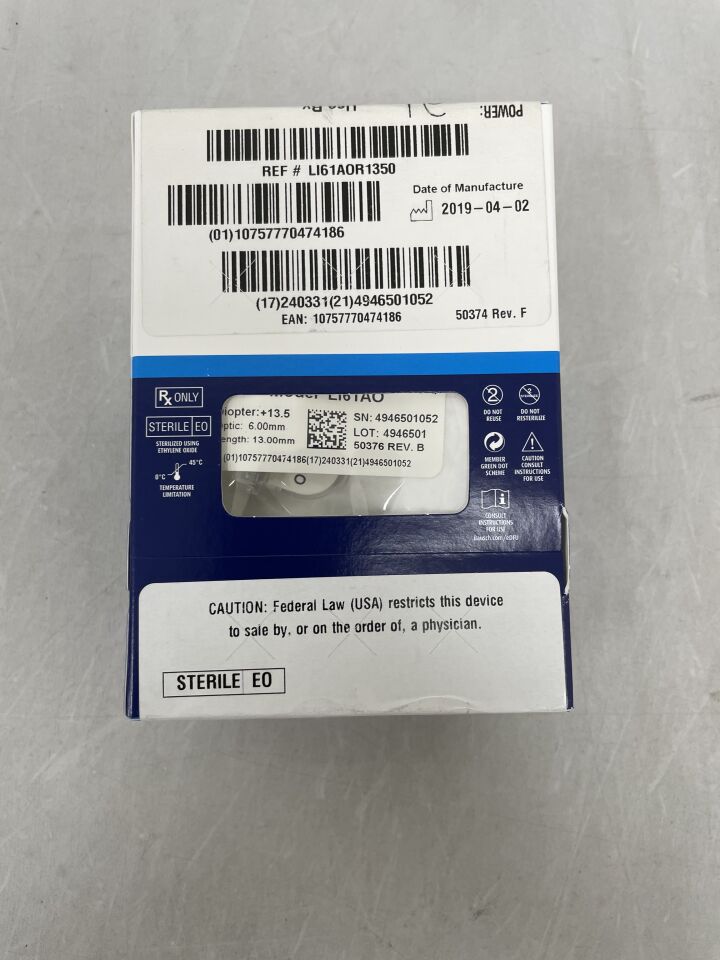 LI61AOR1350 - BAUSCH & LOMB - SofPort IOL Advanced Optics Aspheric Lens, +13.5D, ()
