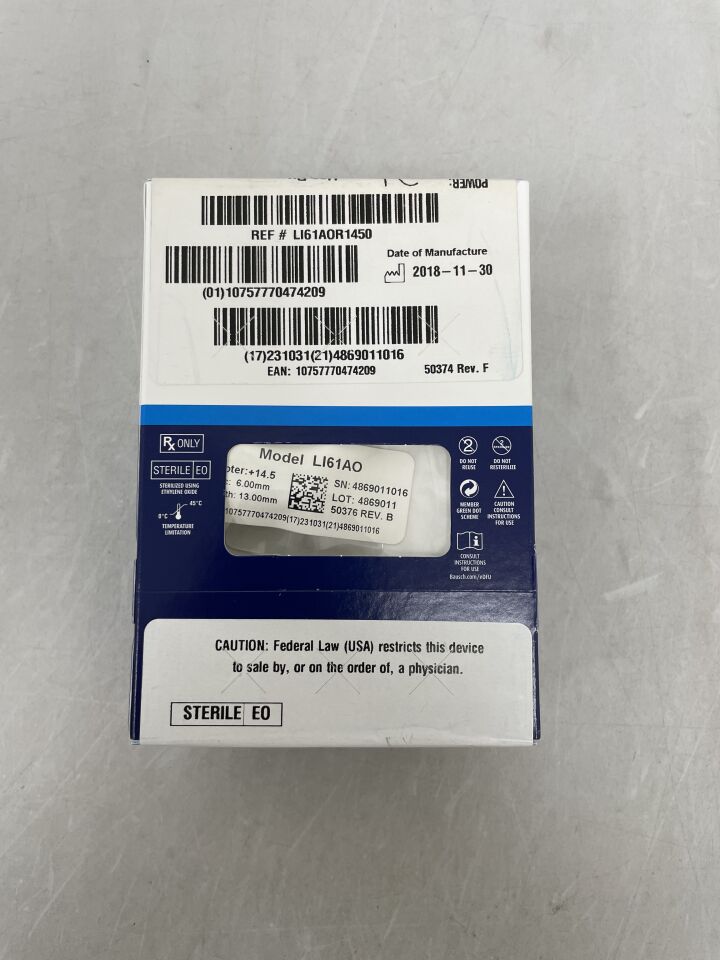LI61AOR1450 - BAUSCH & LOMB - SofPort IOL Advanced Optics Aspheric Lens, +14.5D, ()