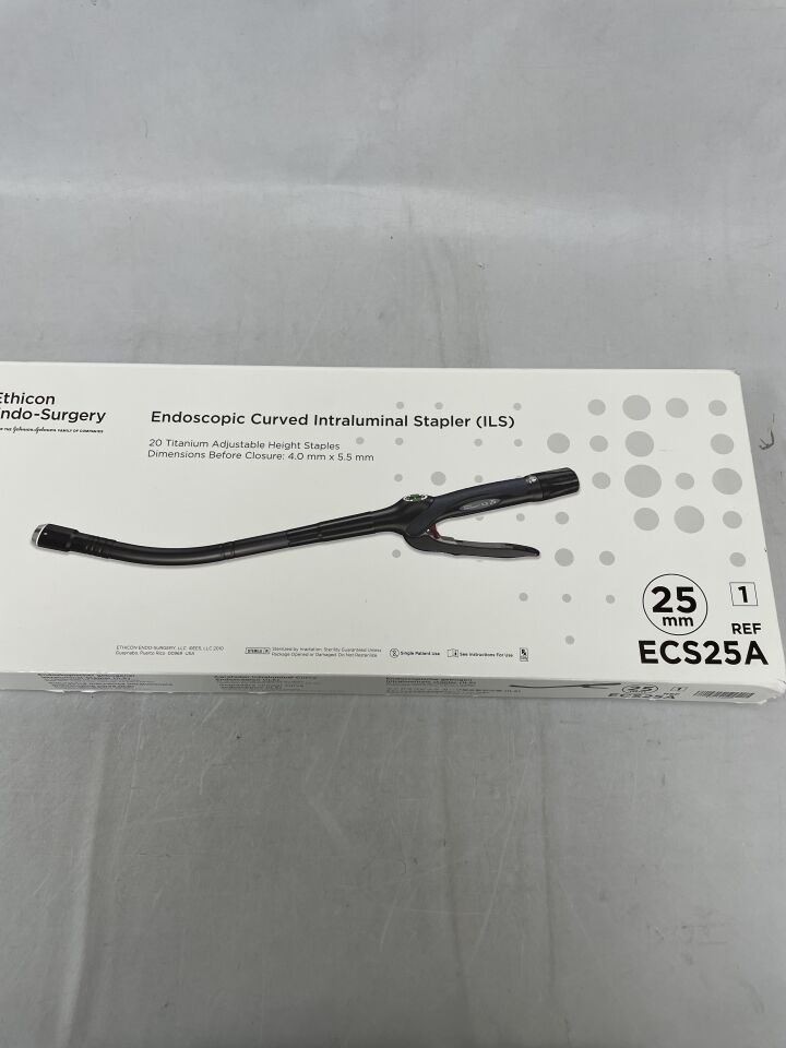 ECS25A - ETHICON - Proximate Endoscopic Curved Intraluminal Stapler, 25 mm Head Diameter, () - ( Expiry Date:  )
