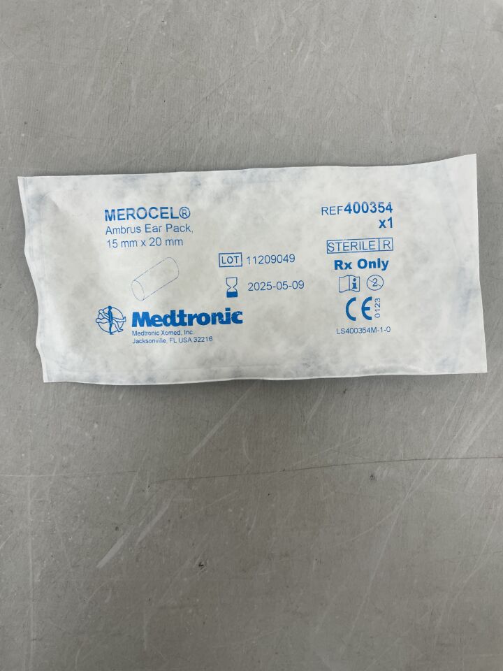 400354 - MEDTRONIC - Merocel Ambrus Ear Pack, 15mm x 20mm, () - ( Expiry Date:  )