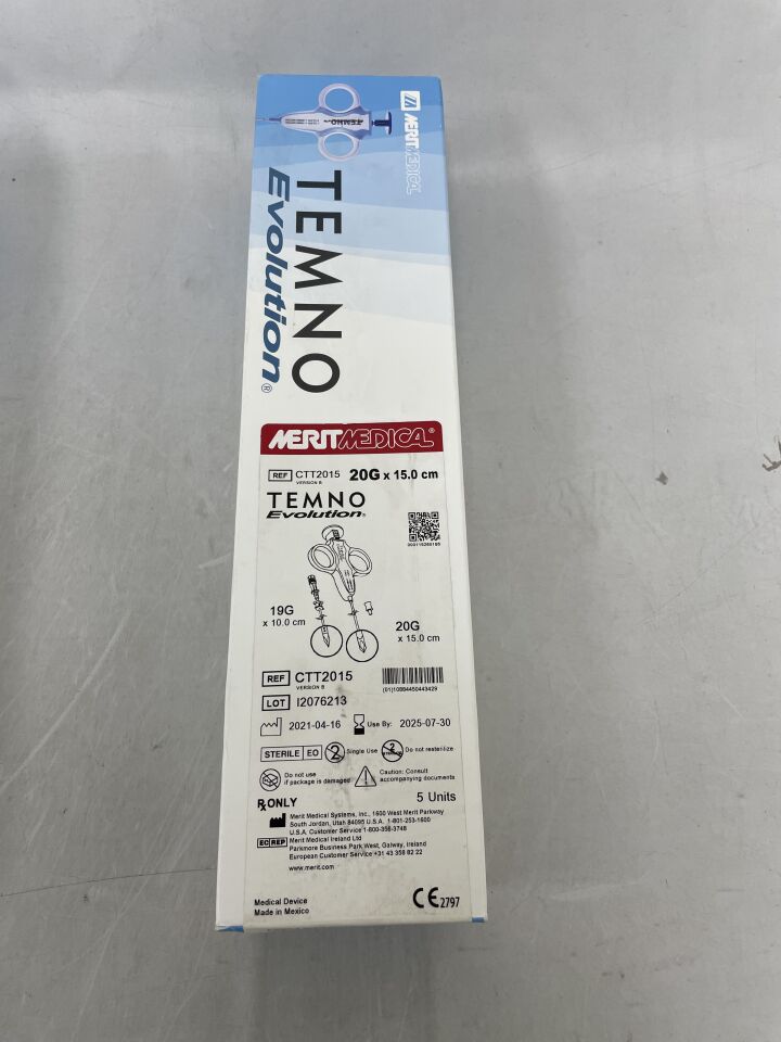 СTT2015 - MERIT MEDICAL - Temno Evolution Biopsy Device 20G x 11cm with Introducer, () - ( Expiry Date:  )