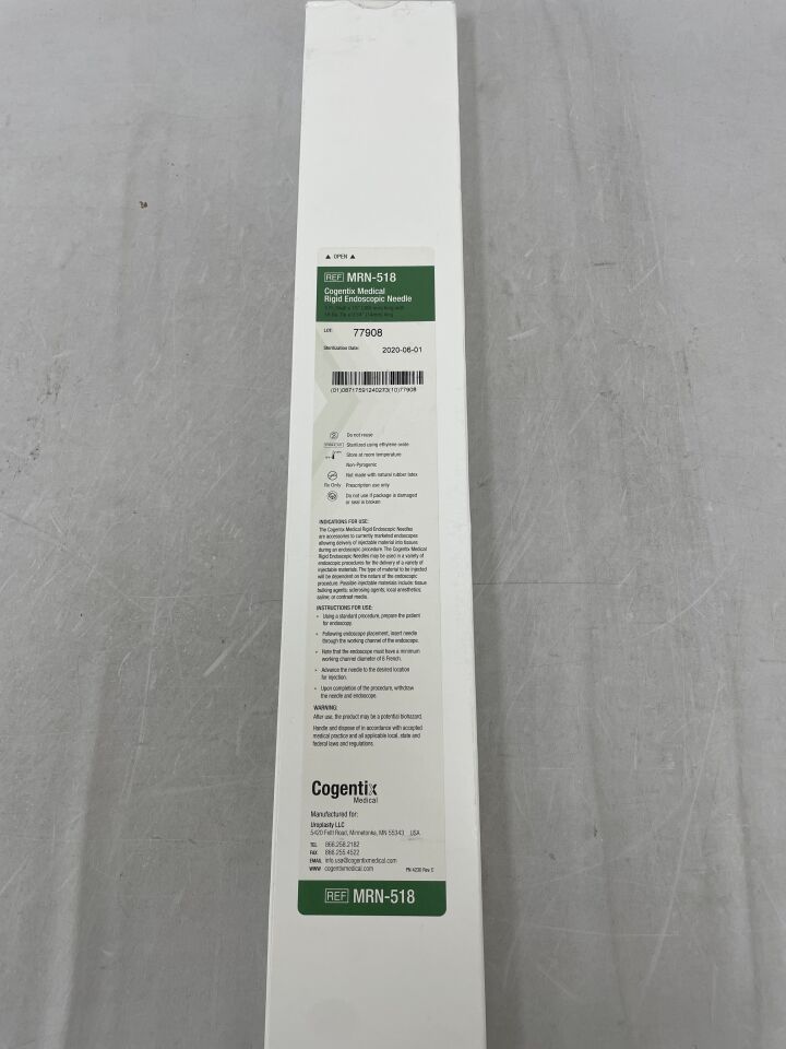 MRN-518 - UROPLASTY - Cogentix Medical Rigid Endoscopic Needle, 5Fr., () - ( Expiry Date:  )
